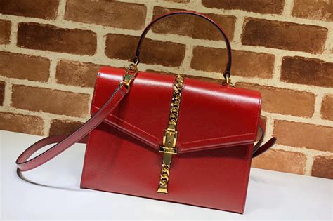 gucci sylvie red replica